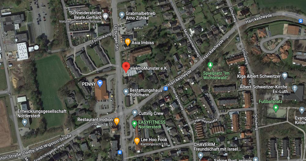 Anfahrtsbeschreibung auf Google Maps